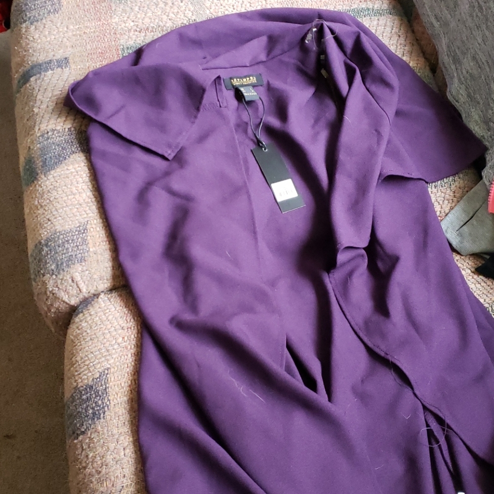 Blouse with belt